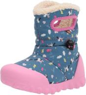 bogs unisex-child b-moc snow boot rain - weatherproof youth boot for boys and girls logo