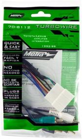 img 1 attached to 🔌 Улучшенный проводной блок Metra 70-8112 для интеграции усилителя Toyota, обладающий 15-контактным соединением