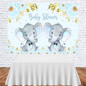 img 2 attached to Elephant Photography Backdrop Background Decorations