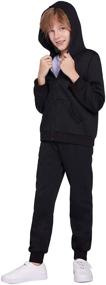 img 3 attached to Boyoo Athletic Tracksuit Jogging Sweatsuit Boys' Clothing