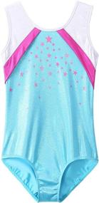 img 4 attached to 🤸 BAOHULU Little Girls Gymnastics Leotards: Sparkling and Durable Athletic Dance Outfit