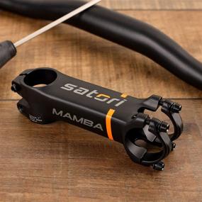 img 2 attached to Satori Mamba Bike Stem - 7° Professional Level 3D Forged Alloy Road/Mountain 🚲 Bike Lightweight Handlebar Stem | 31.8mm Clamp - Compatible with 1-1/8 Steerer Tube Fork