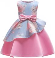 👸 princess sleeveless halloween dresses for girls: nssmwttc girls' clothing collection logo
