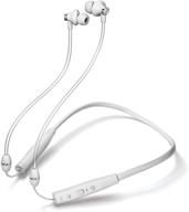 🎧 aircom a3x air tube anti-radiation wireless bluetooth headphones - enhanced with airflow audio technology for emf reduction, premium sound, and secure fit – white logo