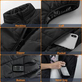 img 2 attached to SAISZE Heated Vest: USB Charging, Lightweight Heating for Men and Women, No Battery Required