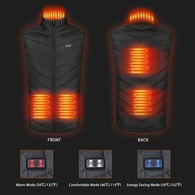 img 1 attached to SAISZE Heated Vest: USB Charging, Lightweight Heating for Men and Women, No Battery Required
