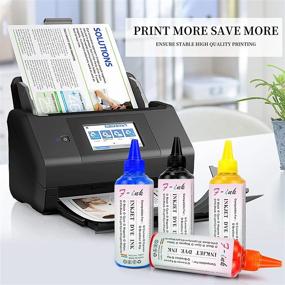 img 2 attached to 🖋️ F-ink 5 Bottles Ink and Ink Refill Kits for HP Inkjet Cartridges 67XL 21XL 22XL 27XL 28XL 21 22 56 57 58 – Convenient Tools for Reusing Cartridges