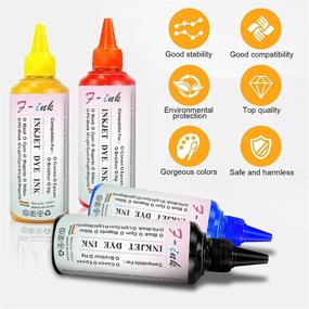 img 3 attached to 🖋️ F-ink 5 Bottles Ink and Ink Refill Kits for HP Inkjet Cartridges 67XL 21XL 22XL 27XL 28XL 21 22 56 57 58 – Convenient Tools for Reusing Cartridges