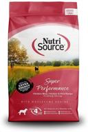 🐶 tuffy's pet food nutrisource super performance dry dog food - 40 pound bag logo