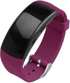 img 4 attached to 📱 OenFoto Gear Fit2 Pro/Fit2 Band Replacement Strap: Silicone Accessories for Samsung Gear Fit2 Pro SM-R365/Gear Fit2 SM-R360 Smartwatch