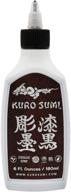 🖤 6 fl oz kuro sumi japanese tattoo color ink pigments - professional vegan tattooing inks, outlining black logo