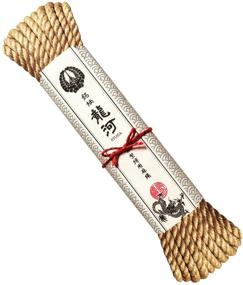 img 4 attached to 🔒 BAKUTO: Premium Jute Rope 'RYUGA' 1/4in/24ft - Natural Color, Fine Grade Golden Jute, Professional Specifications