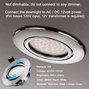 img 3 attached to 💡 Trailer Voltage Recessed Ceiling Downlights