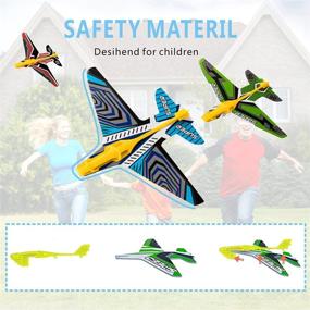 img 1 attached to ✈️ Dazzle Kids with DAZHONG Airplane Toys Bubble Ejection: Soaring Fun Guaranteed!