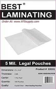 img 1 attached to Best Laminating® Thermal Laminating Pouches