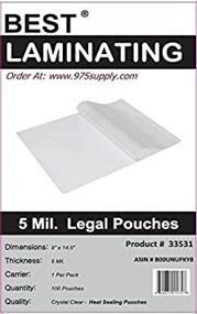 img 2 attached to Best Laminating® Thermal Laminating Pouches