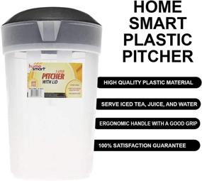 img 3 attached to Pitcher Plastic BPA FREE Pitchers Refrigerator Food Service Equipment & Supplies