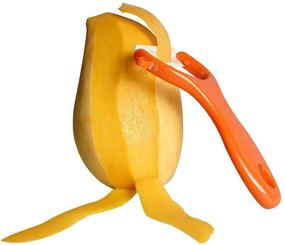 img 2 attached to 🥕 Ceramic Y Peeler Set - Perfect for Carrots, Potatoes, and More! Sharp and Non-Slip Handle – Ideal Kitchen Peeler