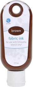 img 1 attached to 🎨 Discover the Rich Tones of Silhouette Fabric Ink, in Brown