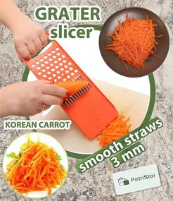 img 2 attached to 🥕 Authentic Korean Carrot Grater Salad with Orange Twist + Russian Ukrainian Grater Slicer Recipe