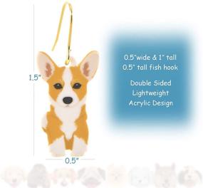 img 1 attached to 🐾 Pawing in Love Dog Earrings: Must-Have for Doggy Moms