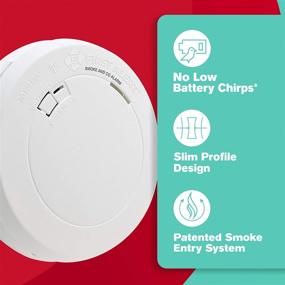 img 2 attached to 10-Year Battery Talking Smoke and Carbon Monoxide Alarm: FIRST ALERT BRK PRC710V - White