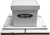 bcw bx 33rpm box record storage removable records логотип