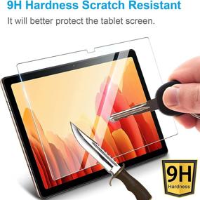 img 1 attached to 📱 [2 Pack] Tempered Glass Screen Protector for Samsung Galaxy Tab A7 10.4 inch 2020 Tablet - Anti-Scratch, Easy Installation, Bubble-Free - Compatible with Galaxy Tab A7 10.4 2020 SM-T500/T505/T507
