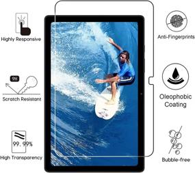 img 2 attached to 📱 [2 Pack] Tempered Glass Screen Protector for Samsung Galaxy Tab A7 10.4 inch 2020 Tablet - Anti-Scratch, Easy Installation, Bubble-Free - Compatible with Galaxy Tab A7 10.4 2020 SM-T500/T505/T507
