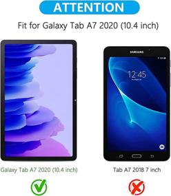 img 3 attached to 📱 [2 Pack] Tempered Glass Screen Protector for Samsung Galaxy Tab A7 10.4 inch 2020 Tablet - Anti-Scratch, Easy Installation, Bubble-Free - Compatible with Galaxy Tab A7 10.4 2020 SM-T500/T505/T507