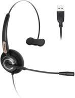 headsets cancelling controls softphone lightweight logo