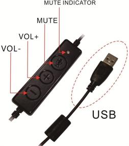 img 1 attached to Headsets Cancelling Controls SoftPhone Lightweight