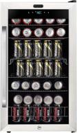 🍺 whynter br-1211ds stainless steel beverage refrigerator - 121 can capacity, freestanding, digital control, internal fan - one size logo