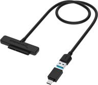 🔌 sabrent usb 3.1 (type-a) to ssd / 2.5-inch sata hard drive adapter | optimized for ssd, uasp sata iii support | ec-ss31 logo