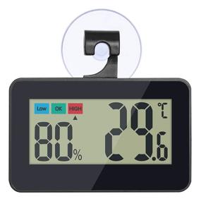 img 3 attached to Reptile Thermometer Hygrometer Terrarium Reptiles