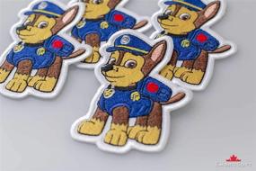 img 1 attached to 🐾 PAW Patrol Chase Character Iron On Patch (2.7 Inches x 3.9 Inches)