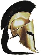 medieval spartan helmet leonidas replica logo