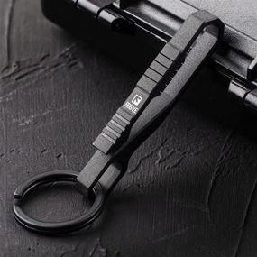 img 3 attached to TISUR Keychain Titanium Detachable Keyring Men's Accessories