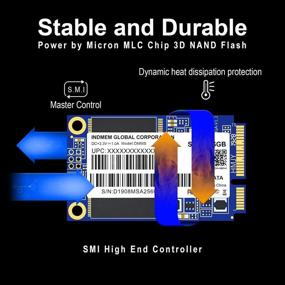 img 3 attached to 💾 32GB mSATA Internal Mini SATA SSD - INDMEM Micro-SATA MLC NAND Flash 32GB