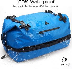 img 3 attached to Haimont Roll Top Backpack Waterproof Kayaking Sports & Fitness