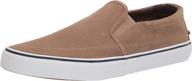 👟 versatile and stylish: sperry men's striper slip sneaker - perfect shoes and slip-ons for men's casual wear logo