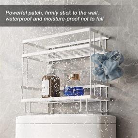 img 1 attached to Bathroom Organizer Adhesive Drilling Mounting Furniture and Bathroom Furniture