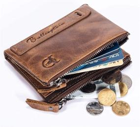 img 2 attached to 👜 Genuine Leather Vintage Pocket Wallet by BULLCAPTAIN