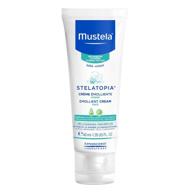 👶 stelatopia emollient baby face cream by mustela - moisturizer for eczema-prone skin with avocado & sunflower oil - fragrance-free - 1.35 fl. oz. logo