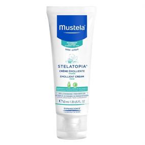 img 4 attached to 👶 Stelatopia Emollient Baby Face Cream by Mustela - Moisturizer for Eczema-Prone Skin with Avocado & Sunflower Oil - Fragrance-Free - 1.35 fl. oz.