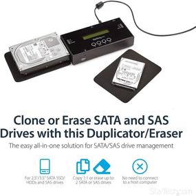 img 3 attached to 🔁 Standalone 1:1 SATA & SAS Hard Drive Duplicator and Eraser - Efficient HDD/SSD Cloner & Eraser for 2.5in / 3.5in Drives