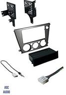 🚗 asc audio car stereo radio dash kit with wire harness, antenna adapter - upgrade 2005-2009 subaru legacy + outback, manual climate control logo