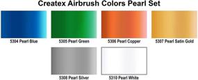 img 1 attached to Createx Colors 5804-00 Набор для аэрографии Createx Pearl - Разноцветные цвета, 2 унции, 6 штук - 2 унции (упаковка из 6 штук) - Многоцветный, 12 жидких унций: высококачественный набор жемчужных красок для ярких произведений искусства.