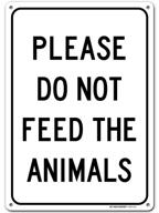 🚫 wildlife feeding prohibited sign: occupational health & safety products logo