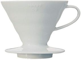 img 4 attached to Hario V60 Ceramic Coffee Dripper Size 02 - White: A Superior Brewing Experience